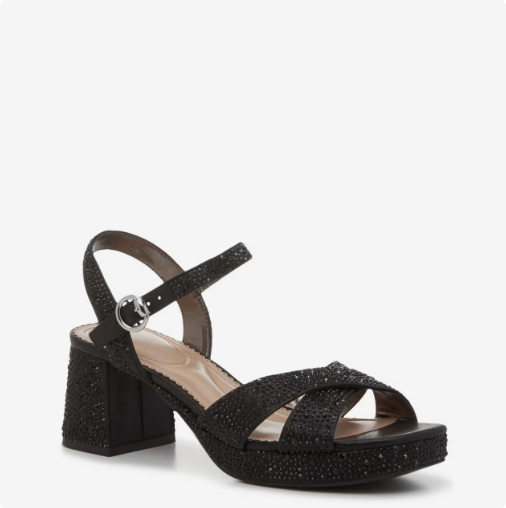 Women's Kelly & Katie Liliena Platform Evening Sandal - Black