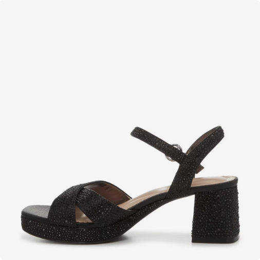 Women's Kelly & Katie Liliena Platform Evening Sandal - Black