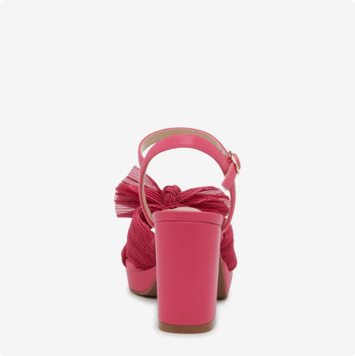 Women's Kelly & Katie Heather Platform Evening Sandal - Fiery Pink