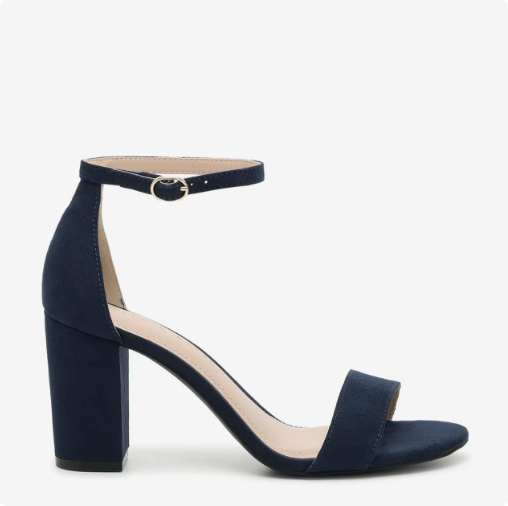 Women's Kelly & Katie Hailee Dress Wide Width Sandal - Navy