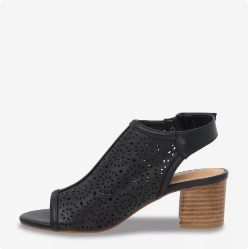 Women's Kelly & Katie Naomi Slingback Shootie Sandal - Black