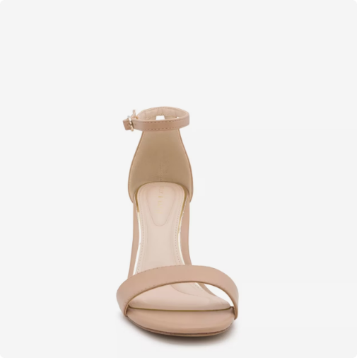 Women's Kelly & Katie Hailee Dress Wide Width Sandal - Taupe/Stone Wide