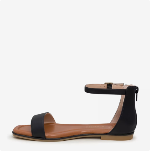 Women's Kelly & Katie Nymie Wide Width Sandal - Black Wide
