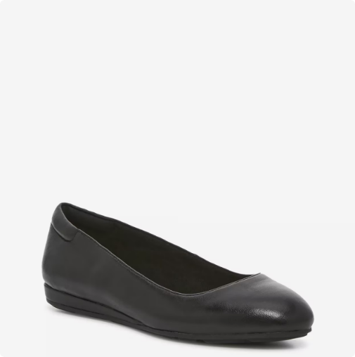 Women's Kelly & Katie Eryn Wide Flat - Black Leather