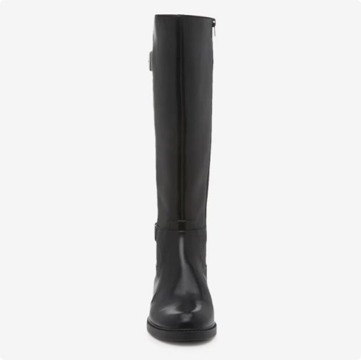 Women's Kelly & Katie Women's Sham Knee High Riding Boot - Black