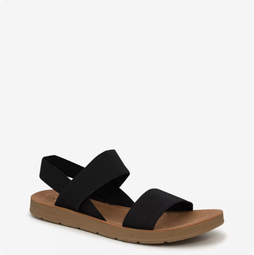 Women's Kelly & Katie Aria Flat Sandal - Black