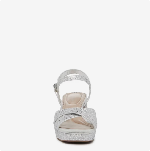 Women's Kelly & Katie Liliena Platform Evening Sandal - Silver