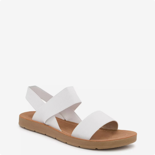 Women's Kelly & Katie Aria Flat Sandal - White