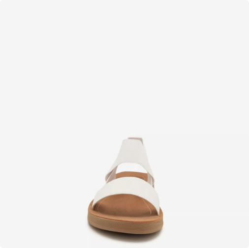 Women's Kelly & Katie Aria Flat Sandal - White