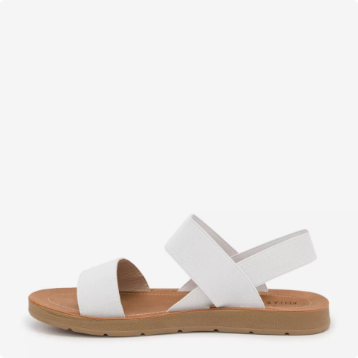 Women's Kelly & Katie Aria Flat Sandal - White