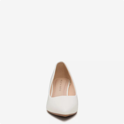 Women's Kelly & Katie Ainsley Wide Width Pump - White Wide