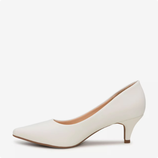 Women's Kelly & Katie Ainsley Wide Width Pump - White Wide