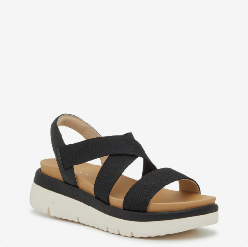 Women's Kelly & Katie Pem Sandal - Black Wide