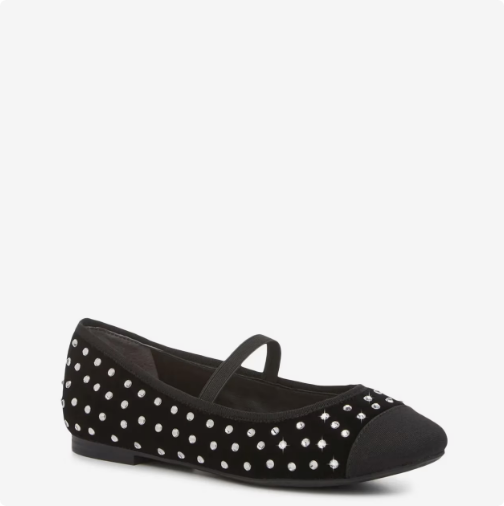 Women's Kelly & Katie Sienna Mary Jane Ballet Flat - Black