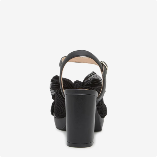 Women's Kelly & Katie Heather Platform Evening Sandal - Black Wide