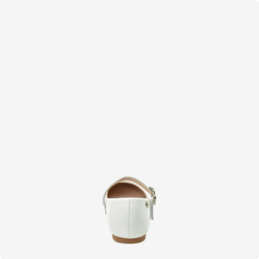 Women's Kelly & Katie Youth Girls' Veronica Mary Jane Flat - White