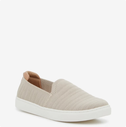 Women's Kelly & Katie Women's Estarr Slip-On Sneaker - Taupe Lurex Wide