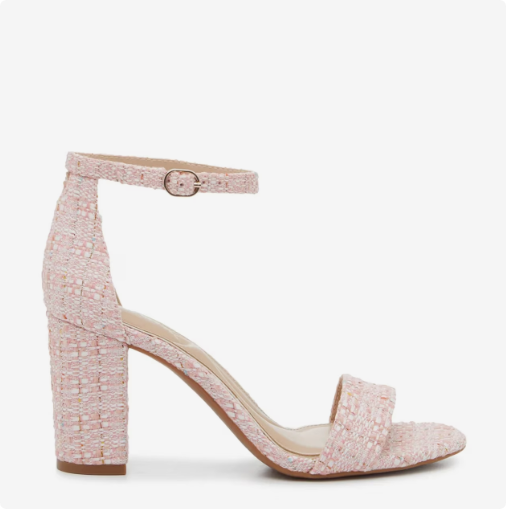 Women's Kelly & Katie Hailee Dress Wide Width Sandal - Rose Wide